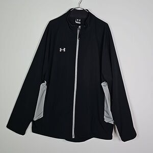 UNDER Armour XL black and gray zip up jacket